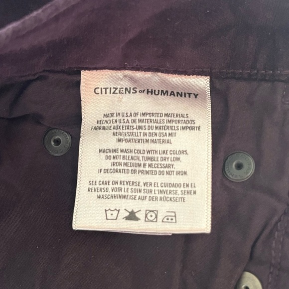 Citizens Of Humanity Deep Purple Jeans - Picture 10 of 11
